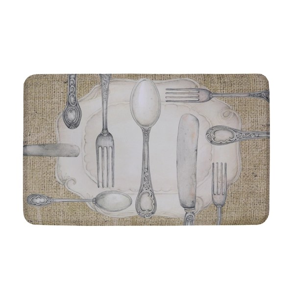 Silverware Oval Kitchen Mat Kirklands Home