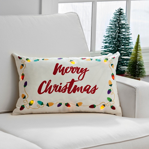 Christmas Stylish Amusing LED Cushion,Y56 Christmas Lighting LED