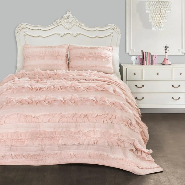 blush twin comforter