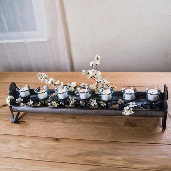 7Votive Metal Candle Runner Kirklands Home