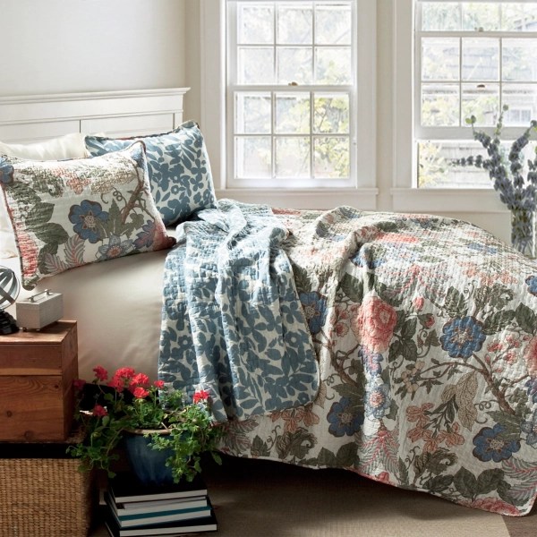 Blue And Green Queen Bedding Sets Hanaposy