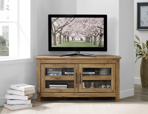 Barnwood Corner TV Stand Kirklands Home