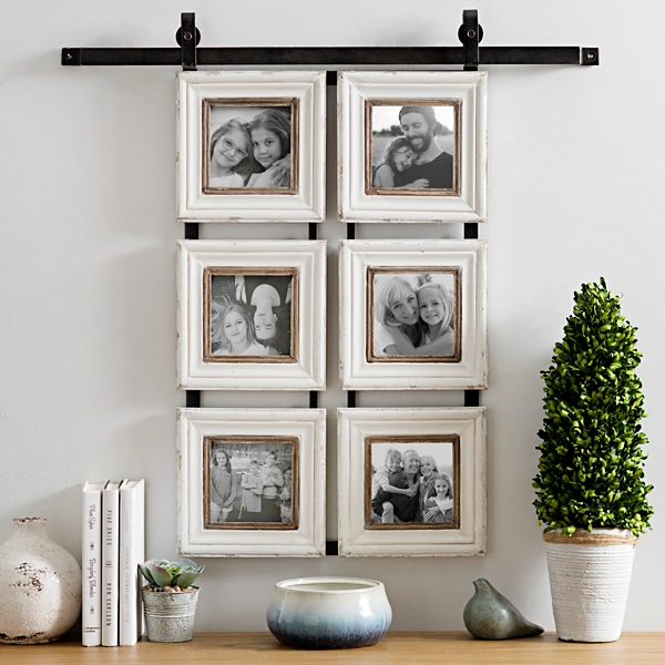 6Opening Sliding Barn Door Collage Frame Kirklands Home