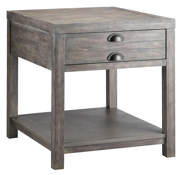 Weathered Gray Accent Table Kirklands Home