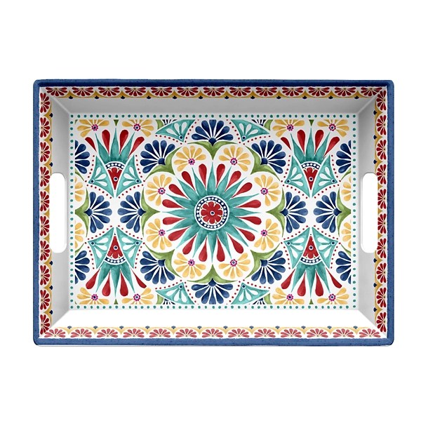Rio Medallion Melamine Serving Tray Kirklands Home