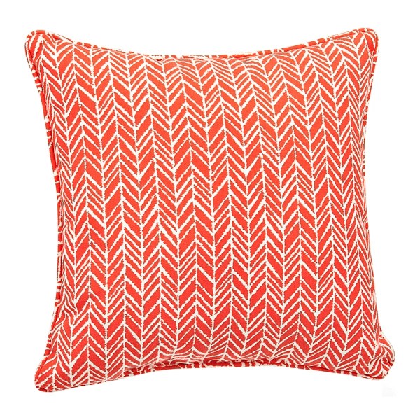 Orange Herringbone Pillow Kirklands Home