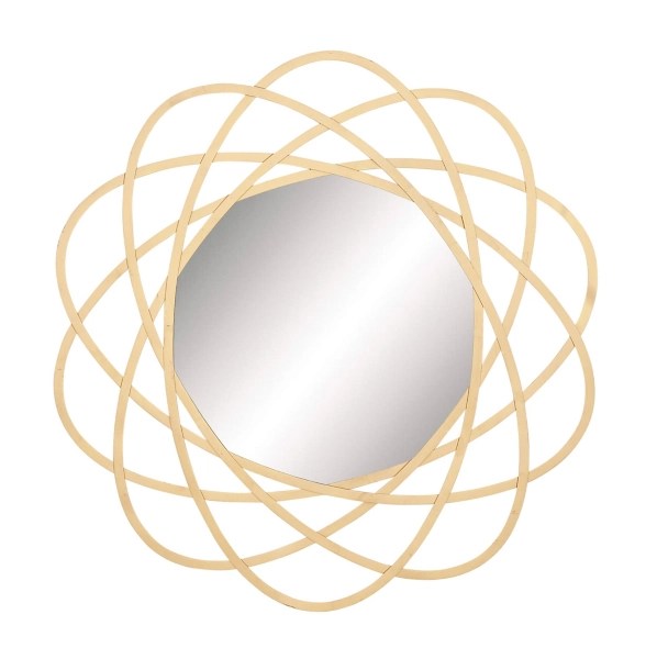 Matted Gold Orbit Metal Wall Mirror Kirklands Home