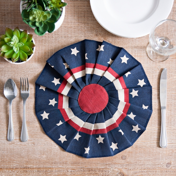 Round Patriotic Jute Placemat Kirklands Home