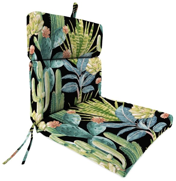 Ebony Hatteras Outdoor Dining Chair Cushion Kirklands Home