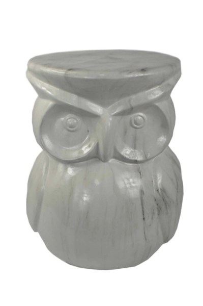 Marble Owl Garden Stool Kirklands Home