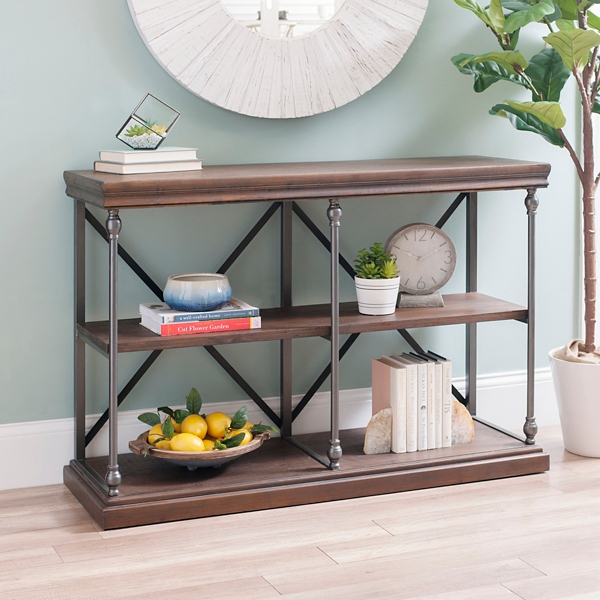 Sonoma Dark Finish Console Table Kirklands Home