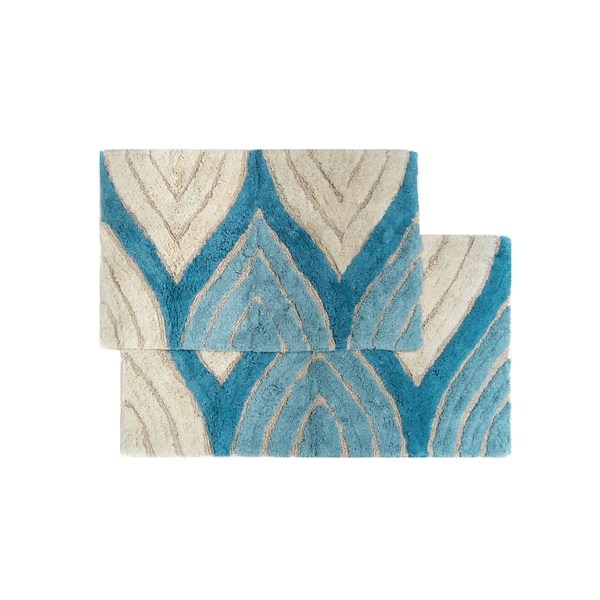 Aquamarine Davenport Bath Mats, Set of 2 Kirklands Home