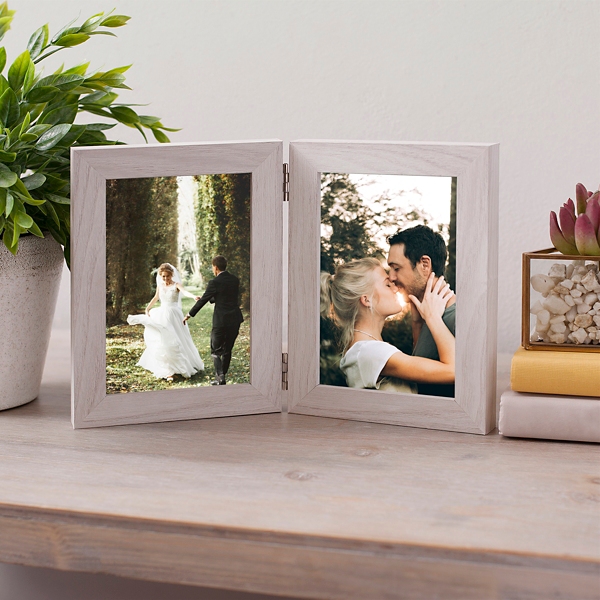 Light Gray 2Opening Hinged Collage Frame, 4x6 Kirklands Home
