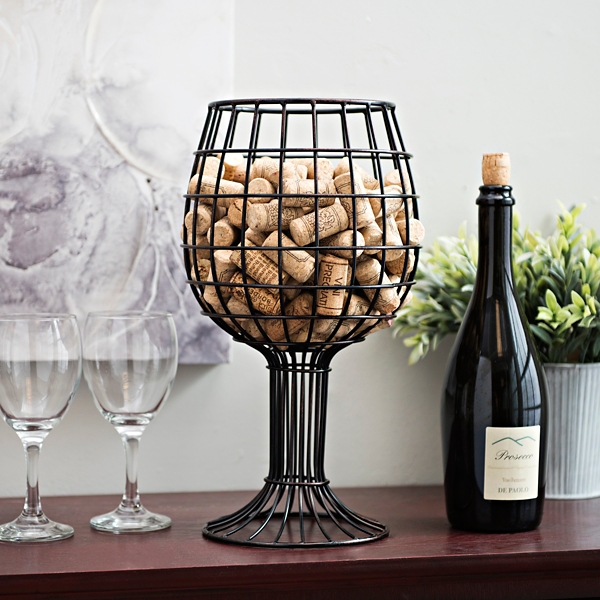 Wine Glass Cork Holder Glass Designs