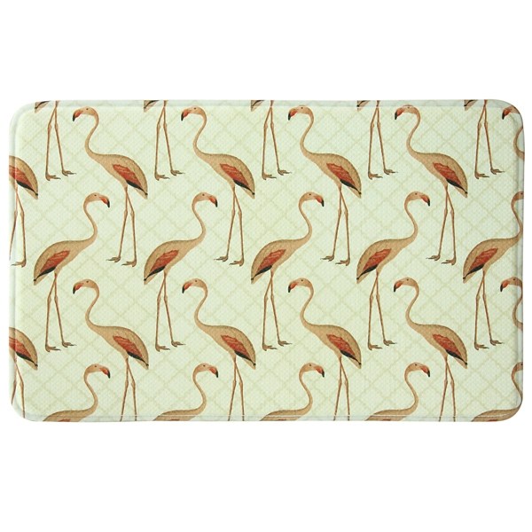 Floridian Flamingo Memory Foam Kitchen Mat Kirklands Home