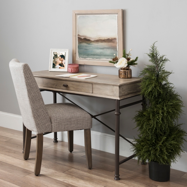 Industrial Natural 1Drawer Console Desk Kirklands Home