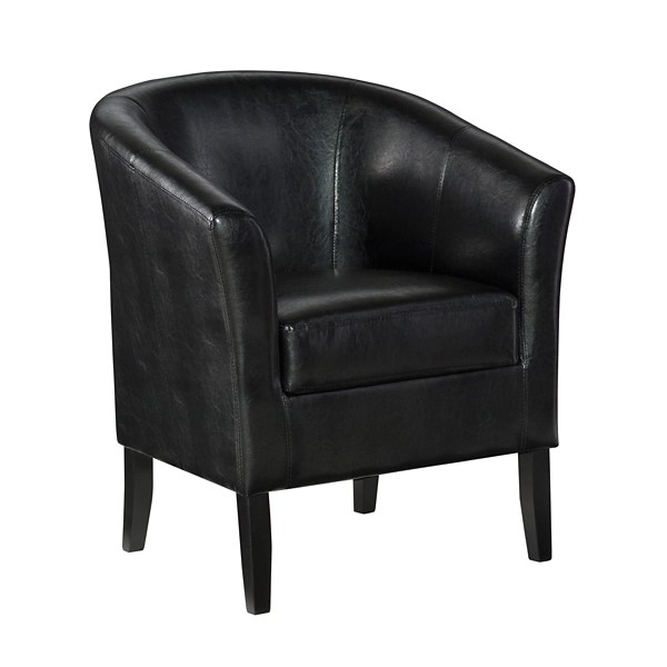 Jack Barrel Back Black Club Chair Kirklands Home