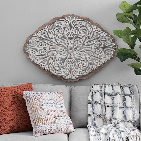 Embossed Tin Medallion Wall Plaque Kirklands Home