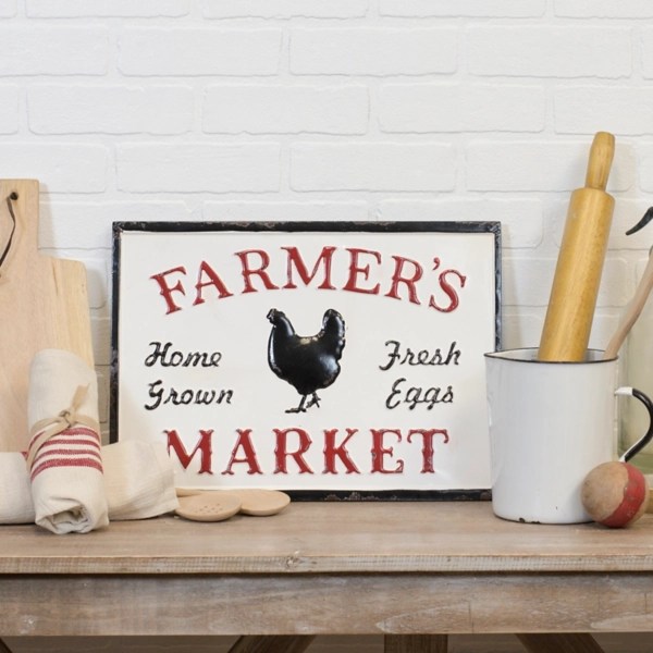 Metal Farmer's Market Sign Kirklands Home