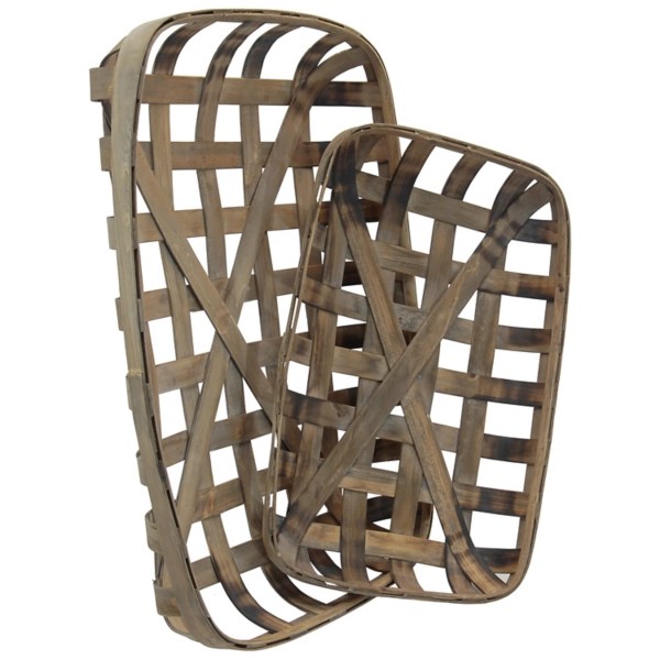 Natural Tobacco Baskets, Set of 2 Kirklands Home