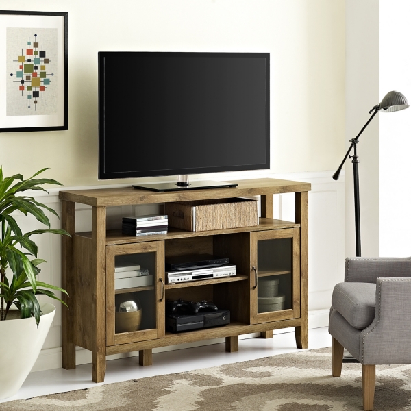Farmhouse Highboy Natural TV Stand Kirklands Home