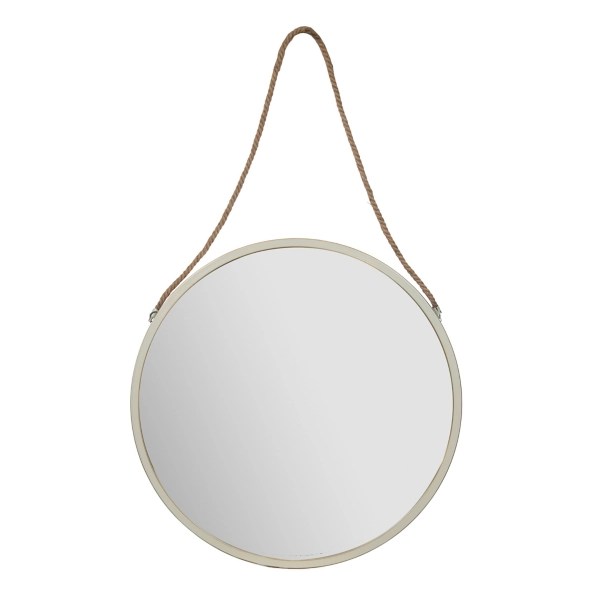 Round Metal Hanging Rope Wall Mirror Kirklands Home