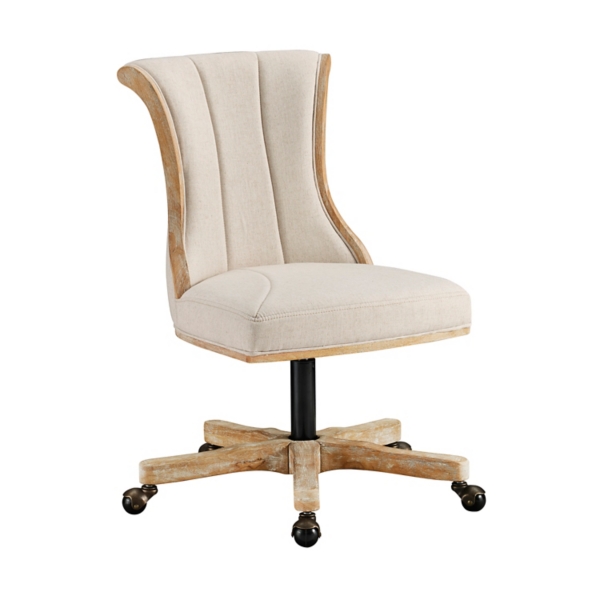 Natural Shelley Corsette Rustic Swivel Chair Kirklands Home