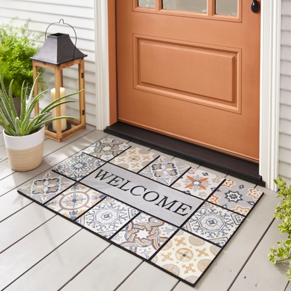Gray Patina Tiles Estate Doormat Kirklands Home