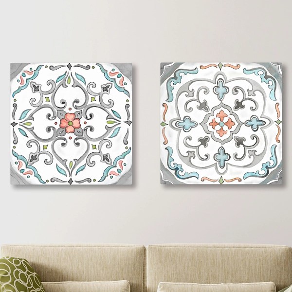 Medallion Wall Art Set Wall Design Ideas