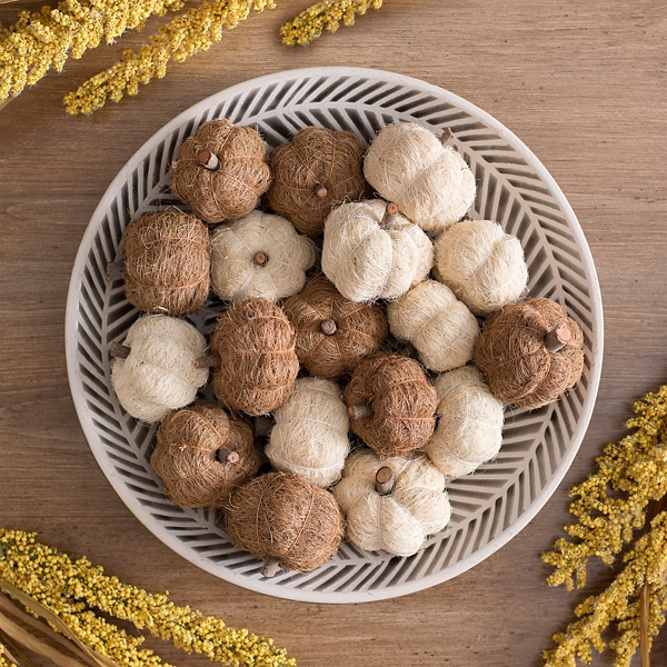 Natural Fiber Pumpkin Fillers Kirklands Home