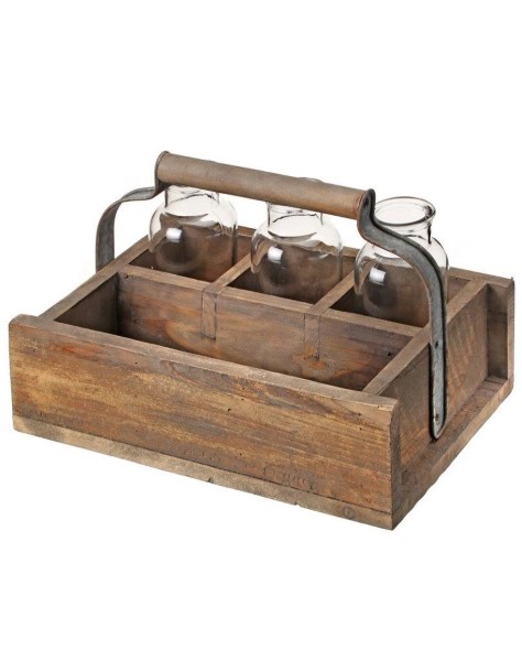 Clear Glass Bottle Vase and Runner Set Kirklands Home