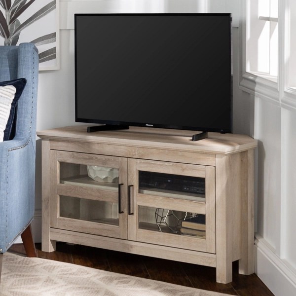 White Oak Tv Stand Glass Doors Glass Door Ideas