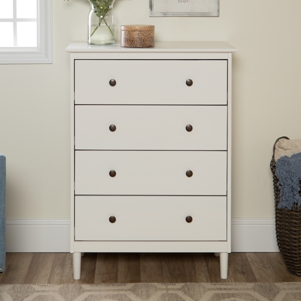 Shop wayfair for all the best 4 drawer white dressers & chests. white solid wood 4 drawer chest
