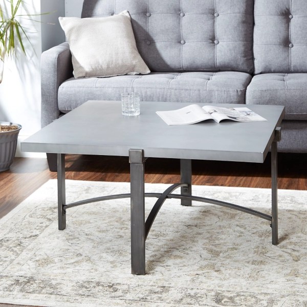 Square Liam Concrete Finish Coffee Table Kirklands Home