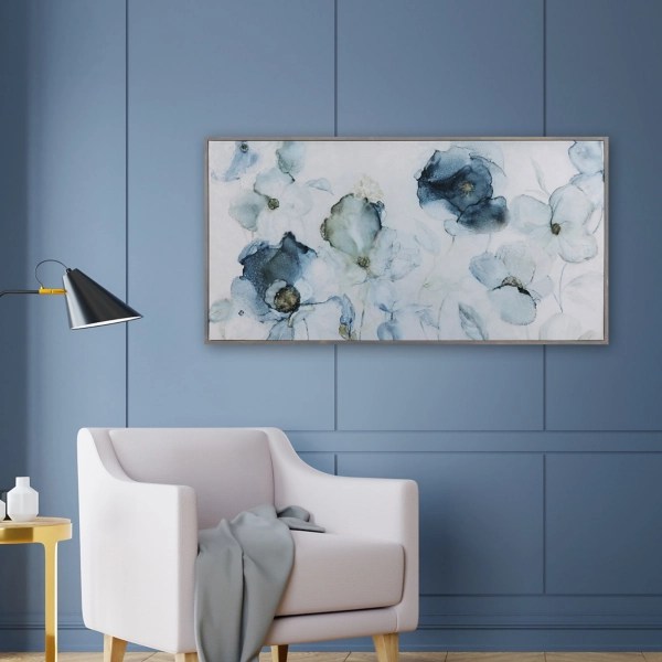 Flowering Indigo Floral Framed Art Print Kirklands Home