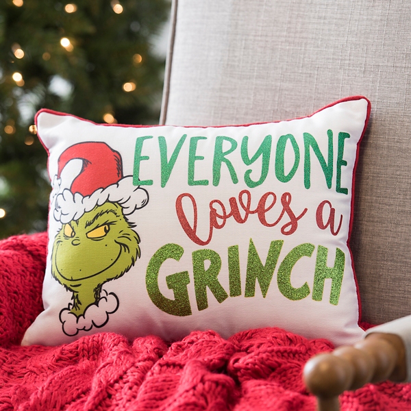 New Grinch Christmas Pillows Set of 2