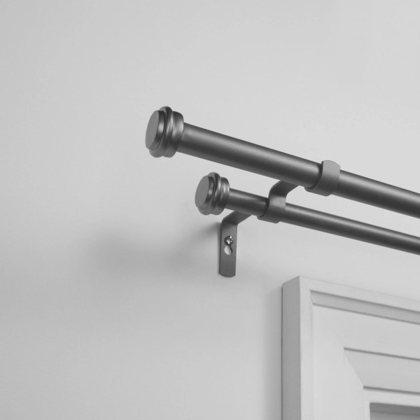 double curtain rod