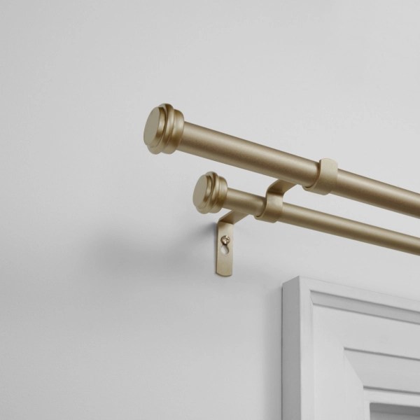 gold curtain rod