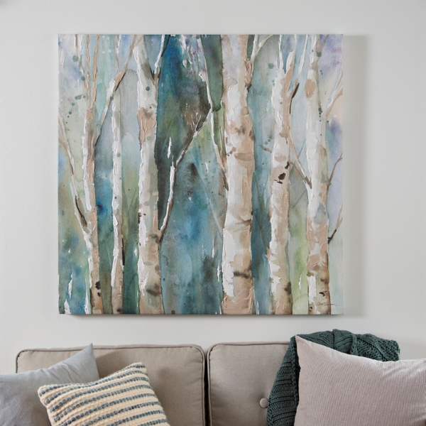 River Birch Canvas Art Print Kirklands Home
