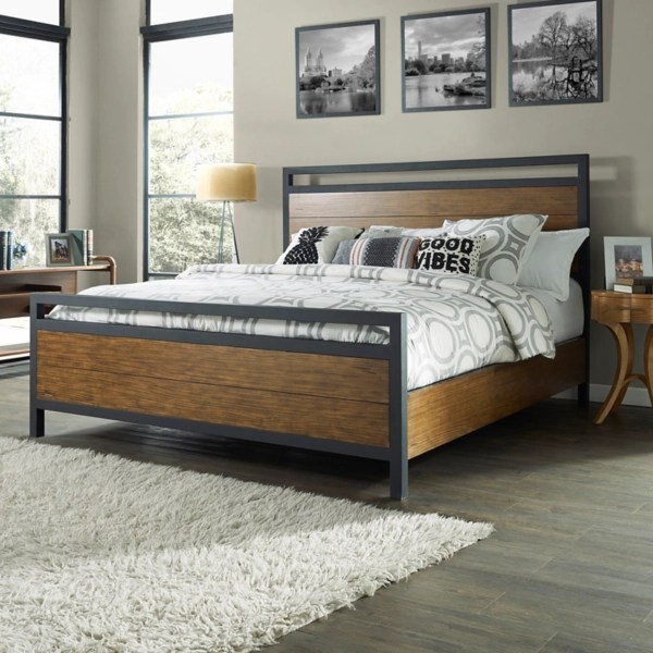 Wood And Metal Bed Frame King