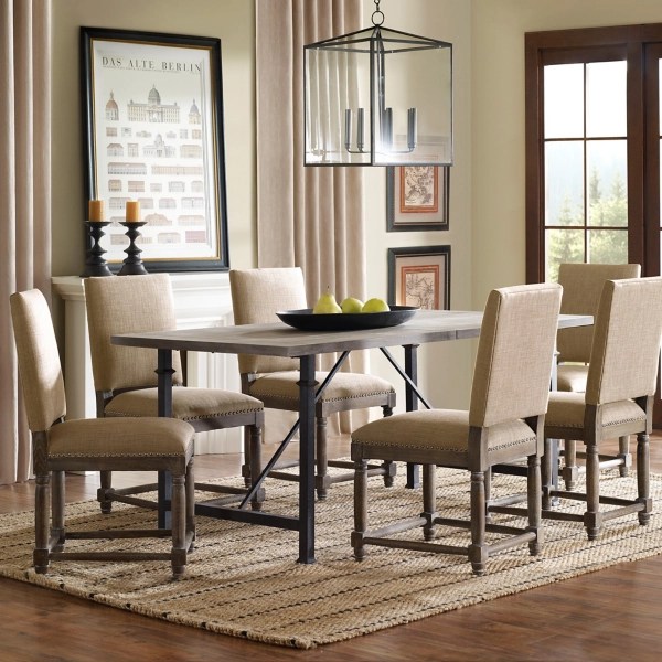 Upholstered Solid Wood Dining Chairs, Set of 2 Kirklands Home