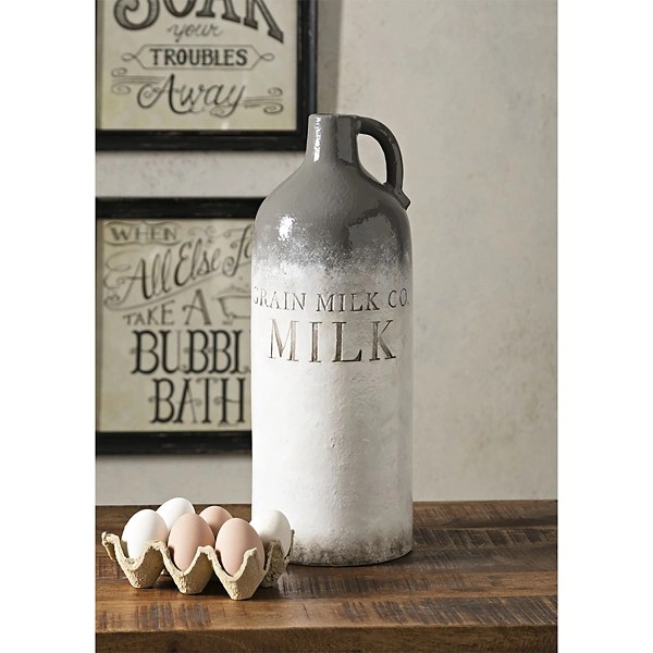 Large Natural Grain Milk Jug Kirklands Home