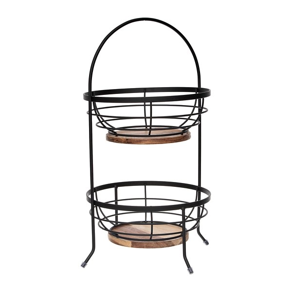 Racks & Holders TwoTier Wire Basket Stand Choose Your Style Kitchen