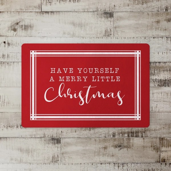 A Merry Little Christmas Indoor Floor Mat Kirklands Home