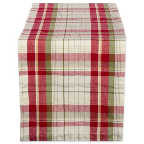 Christmas Orchard Plaid Table Runner Kirklands Home