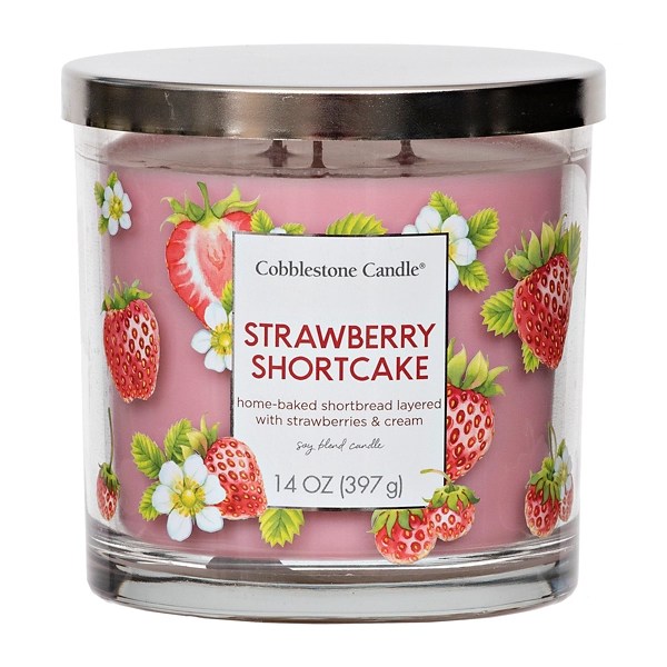 Home Décor Strawberry Shortcake Candle Candles & Holders Container