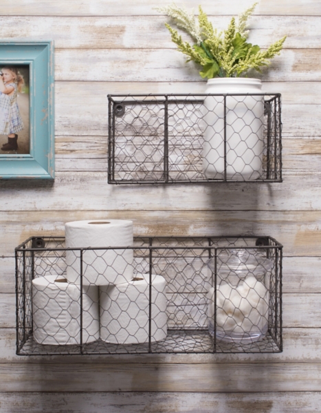 Wall Hanging Metal Baskets