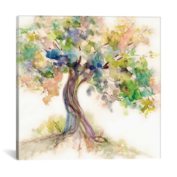 Watercolor Tree Of Life Canvas Art Print Kirklands Home