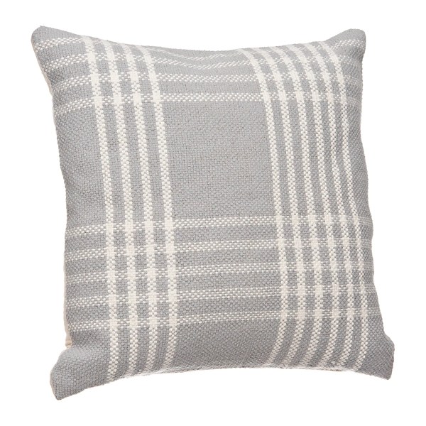 Gray Plaid Open Pillow Kirklands Home