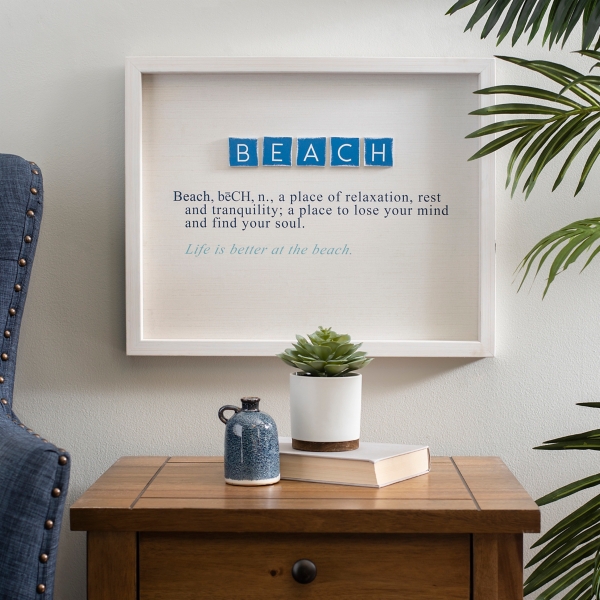 Beach Definition Framed Wall Plaque Kirklands Home